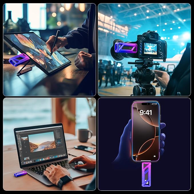 Flash Drive 2TB, Up to 2050MB/s USB 3.2 Gen2×2, USB Drive with USB A + Type C, 2-in-1 USB Memory Stick Thumb Drive for iPhone/Android/Windows/MacPC/Laptops, FF958