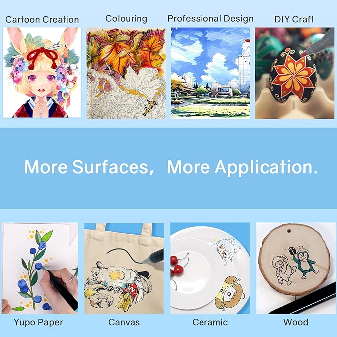 80 Colors Alcohol Markers, Art Markers for Artists with Coloring App, Dual Tip Marker for Kids Adult Painting Sketching Drawing with Travel Case Great Gift Idea