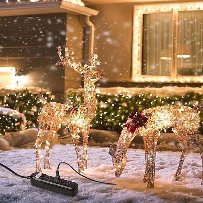 IPX6 Outdoor Power Strip Weatherproof, Waterproof Surge Protector with 3 Wide Outlet 6FT Long Extension Cord, Wall Mountable for Outside Decorations and More UL Listed(Black)