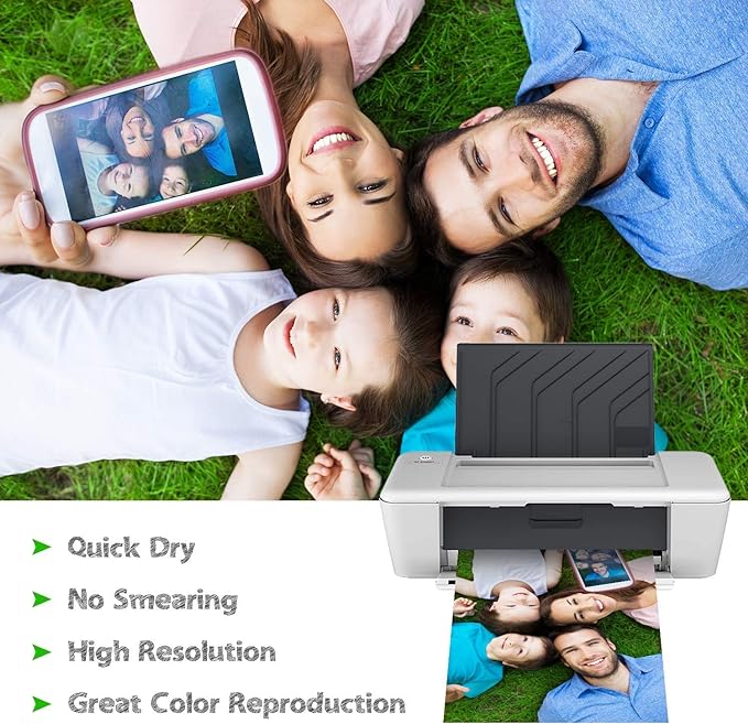 Koala Ultra Premium Photo Paper 8.5 x 11 In Satin Photo Printer Paper for Inkjet Printer Water-Resistant Semi Gloss 50 Sheets 72lb