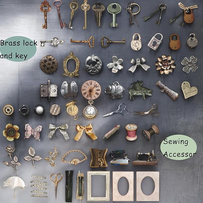 120 Pcs Vintage Scrapbooking Supplies for Junk Journal, Creative DIY Journaling Kit, Thick Cardstock Ephemera Paper for Decoration and Collage