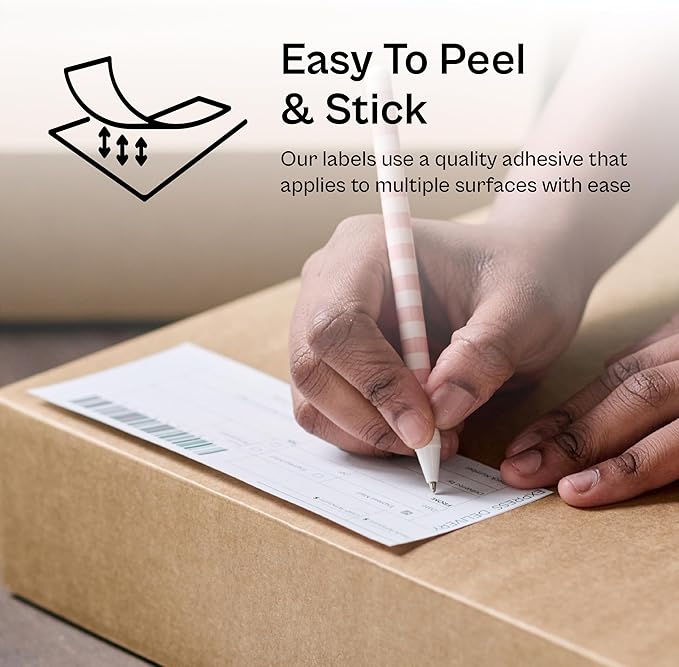 PSBM Thermal Transfer Labels, 3x5 Inch, 4 Rolls, 1190 Labels/Roll, 3 Inch Core, Perforated, Must Have Thermal Ribbon (Not Included)