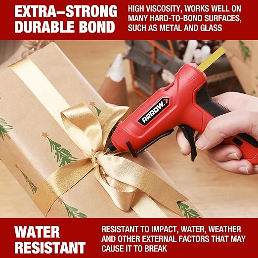 Arrow Mini Hot Glue Sticks, 200 Pack Multi Colored Glue Gun Sticks, Hot Melt High Viscosity All-Purpose Gun Stick in 15 Colors for DIY Art Craft