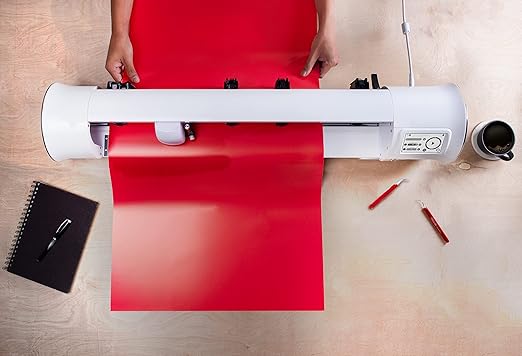 Siser Romeo High-Definition Cutter - 24" Professional Cutting Machine for Vinyl, Paper, and More – WiFi Compatible with Windows & Mac - Includes Leonardo Design Studio Software, Roll Holder Accessory