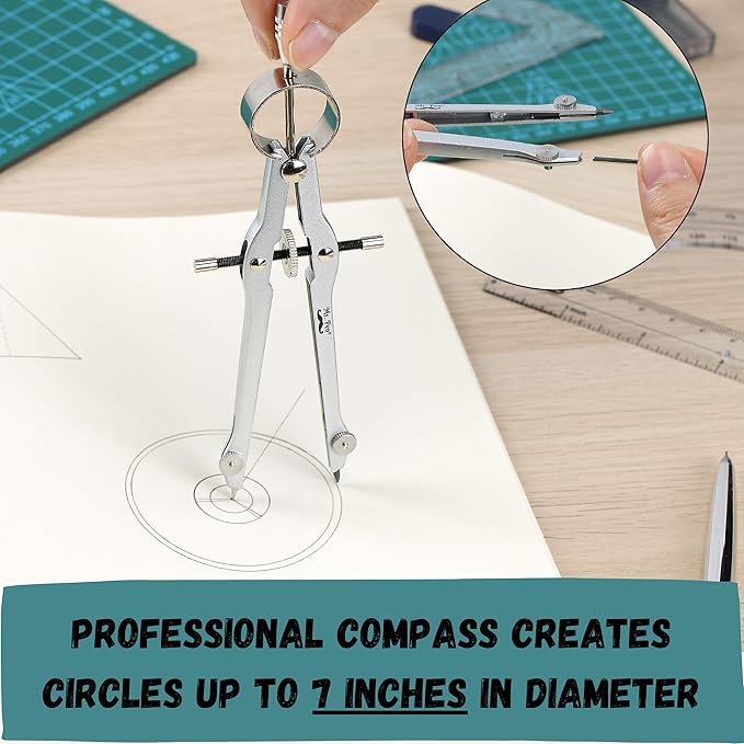 Mr. Pen- Protractor and Compass Set, Compass Protractor Set, Protractor, Compass for Geometry, Math Compass, Compass School, Math Compass and Protractor, Geometry Tools Set, Back to School Supplies