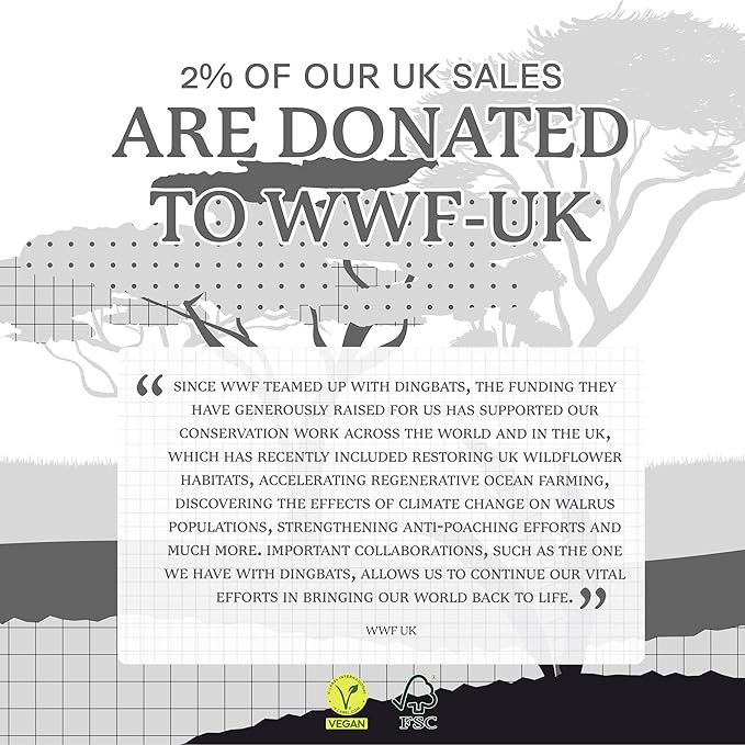 Dingbats A5 Wildlife Lined Notebook Journal - Premium Vegan Leather Softcover Executive Journal for Women & Men - Work, Note Taking, Writing & Travel