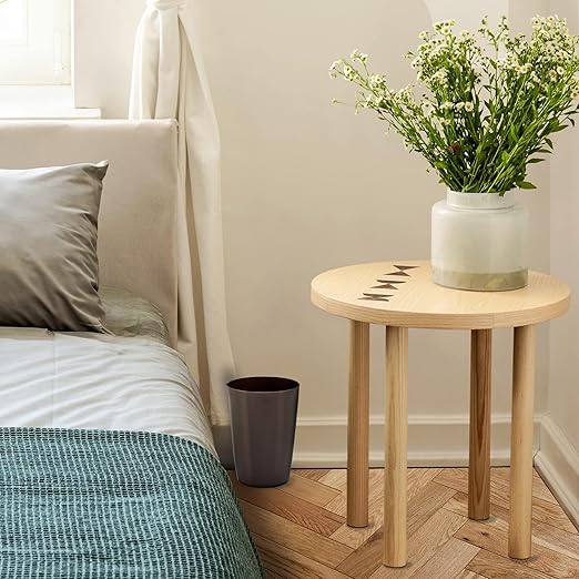 HOLDN’ STORAGE Small Trash Can - 1.58 Gallon Open Top Waste Bin, Compact Waste Can Perfect for Bathroom, Kitchen, Office, Dorm - Durable Garbage Can - Metallic Brown