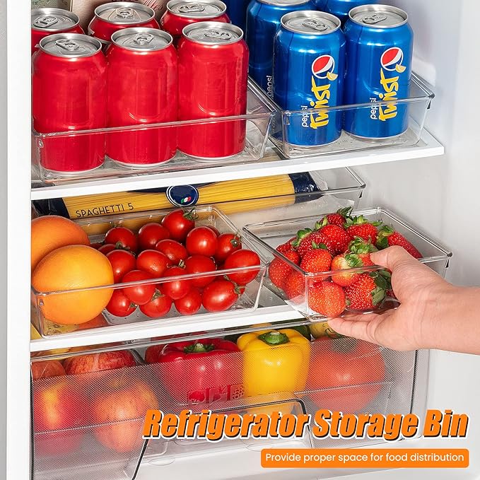 Criusia Drawer Organizer, 18 Pack Large Clear Plastic Kitchen Drawer Organizers Set, 6 Size Versatile Bathroom and Vanity Drawer Organizer Trays, Storage Bins for Makeup, Bedroom, Kitchen Utensils