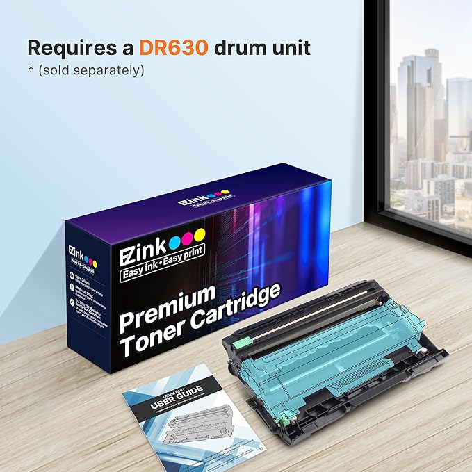E-Z Ink Compatible TN660 Toner Cartridge Replacement for Brother TN660 TN-660 TN630 High Yield to Use with HL-L2300D HL-L2380DW HL-L2320D DCP-L2540DW HL-L2340DW HL-L2360DW MFC-L2720DW (Black, 4 Pack)