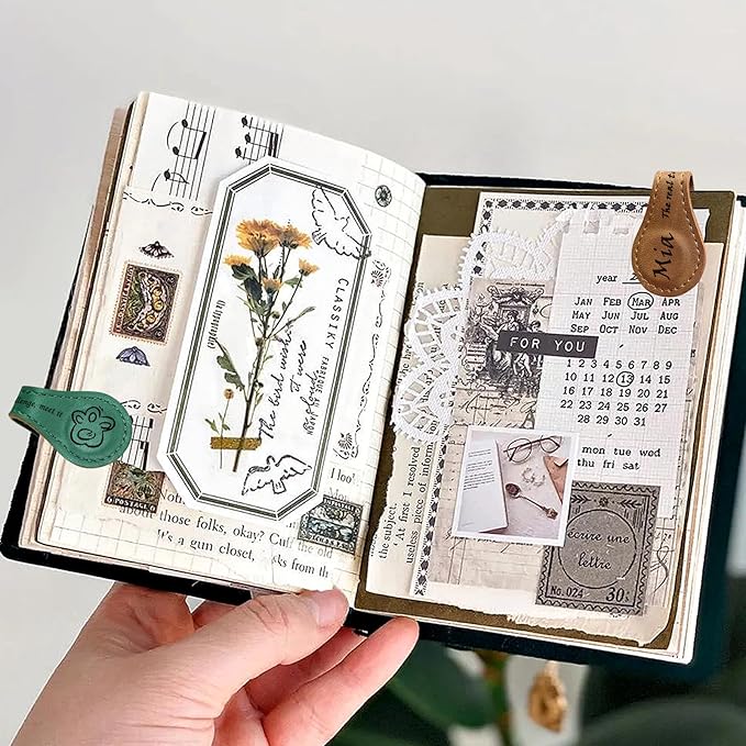 Personalized Leather Magnetic Bookmarks - Custom Magnetic Leather Bookmark with Engraved Logo Text, Vintage Bookmark Clips Customized Gifts for Women, Kids, Men, Book Lovers, Mother, Father