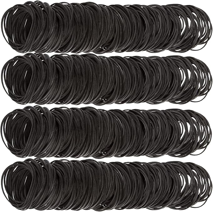 Rubber Bands Size #16 Black Elastic Rubber Band small 600Pcs rubber bands office supplies home Package,Household