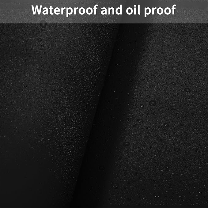 Leather Table Cover,1.8mm Thick,42x60 Inch Table Protector,Table Protector for Dining Room Table,Dining Table Cover,Table Cover Protector,Dining Table Pad(Black+Wine Red,42x60)