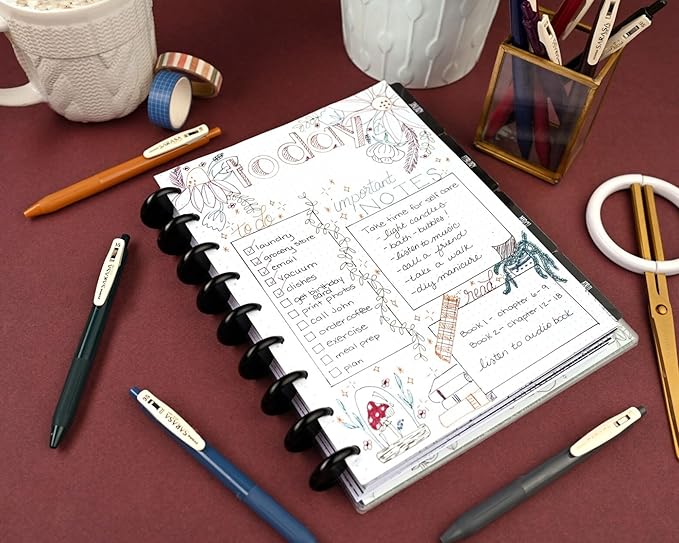 Zebra Pen Sarasa Clip Retractable Gel Pen, 0.5mm Fine Point, Light and Dark Assorted Colors, Ideal for School Supplies and Teacher Supplies, 10-Pack (49510)