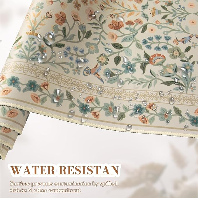 iCasso Desk Mat for Keyboard and Mouse, Large Mouse Pad, Desk Pad Mat, Anti-Slip Big Mousepad with Stitched Edges for Computer Desktop(Beige)