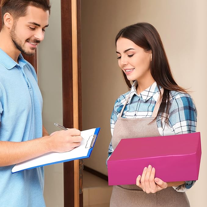 Fuxury Poly Mailers 14.5x19 Inch 500 Pcs, Bulk Shipping Bags for Clothing, Strong Adhesive Shipping Envelopes for Small Business Suppliers,Waterproof Mailers Poly Bags Mailing Envelopes Pink