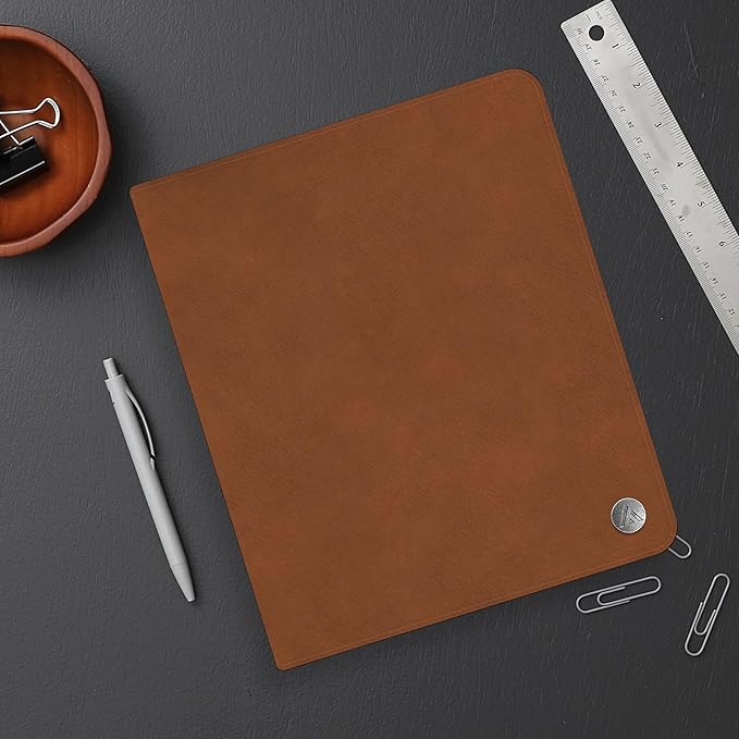 Blue Sky ASMBLD 2026 Weekly and Monthly Planner Calendar, January 2026 - December 2026, 8.5" x 11", Faux Leather Cover, Durable Twin Wire Binding, Storage Pocket, Laminated Tabs, Refillable, Pen Loop, Tan