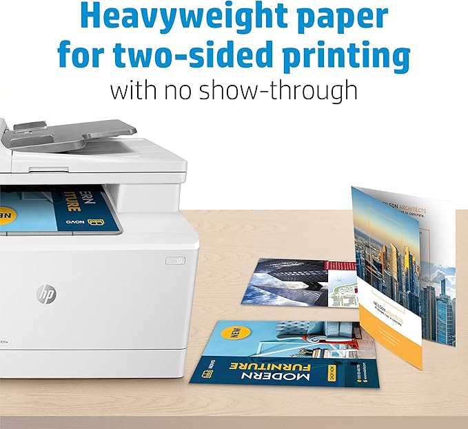 HP Professional Business Paper, Glossy, 8.5x11 in, 48 lb, 150 sheets, works with inkjet, PageWide, laser printers (Q1987A)