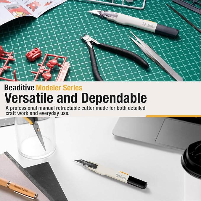 Beaditive High Precision Detail Craft Knife - 30 Degree Blade Utility Knife - Art, Craft, Model Making