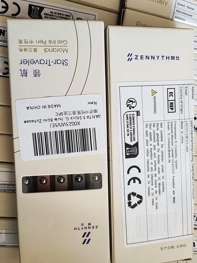 5 Pcs Gel Ink Pens, 0.5mm Fine Point Black Ink Ballpoint Pens, Metal Clip Retractable Pens, Quick Drying Pens for Smooth Writing (Morandi)