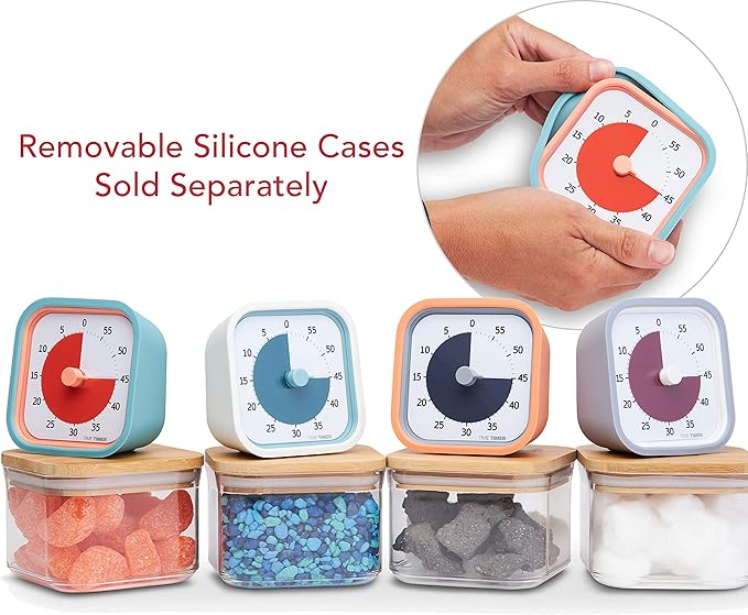 TIME TIMER Home MOD - 60 Minute Kids Visual Timer Home Edition - For Homeschool Supplies Study Tool, Timer for Kids Desk, Office Desk and Meetings with Silent Operation (Dreamsicle Orange)