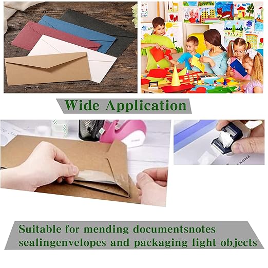 48 Rolls Transparent Tape Refills Rolls Each Rol 1 inch Corel 3/4 x 900 Inches,for School,Office, Home.