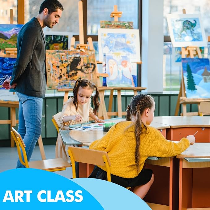 ESRICH Canvas Boards for Painting 12 Pack Art Supplies Paint Canvas 4x4, 5x5, 5x7, 8x10 Blank Large Canvases for Painting-Cotton Primed Canvas Panels for Acrylic, Oil, Gouache & Tempera.