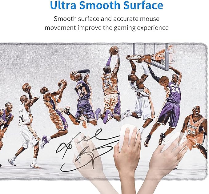 RTGGSEL 31.5x11.8 Inch Non-Slip Long Extended Large Gaming Mouse Pad with Stitched Edges XL Laptops Keyboard Mouse Mat（KB）