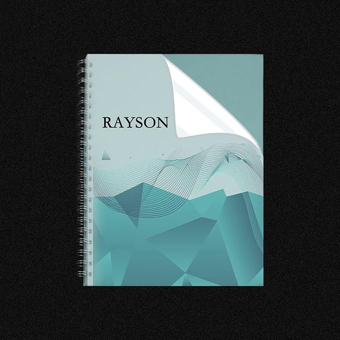 Rayson Clear Binding Cover - 14 mil Polypropylene, 8-1/2 × 11 inches, Durable Un-Punched Plastic Presentation Covers, 50-Pack (PP3550C)