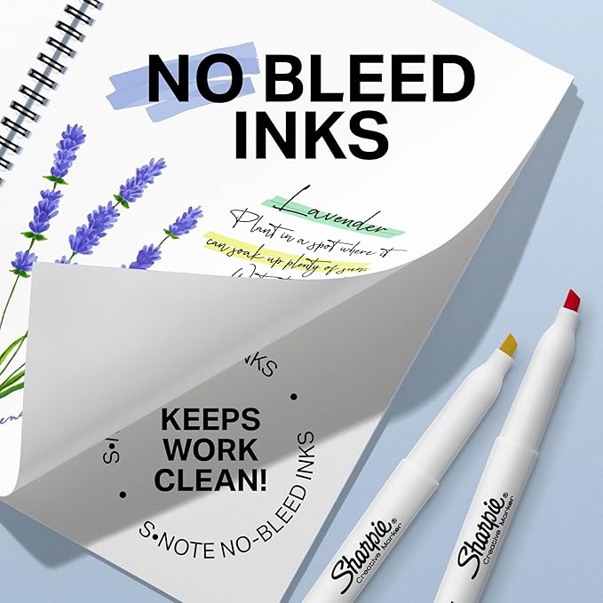 Sharpie S-Note Creative Markers, Pastel Highlighters, Art Marker Set, Assorted Colors, Chisel Tip, 36 Count - Back to School, Colorful Teacher Essentials, Bullet Journaling, Fun Office Supplies