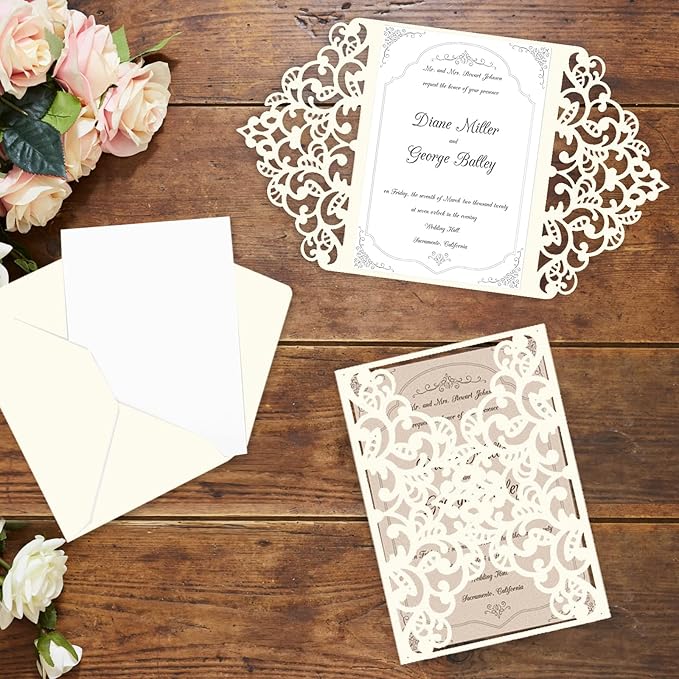 100 Sheets Cream Cardstock 8.5 x 11 Ivory Paper, Goefun Off White Card Stock Printer Paper for Cards Making, Office Printing, Certificate