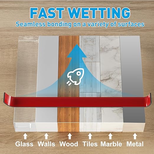 EMITEVER Double Sided Tape Heavy Duty, Tesa Adhesive Mounting Tape Waterproof, 0.39IN x 36FT Strong Acrylic Foam Tape for Walls, Automotive, Home Office Decor