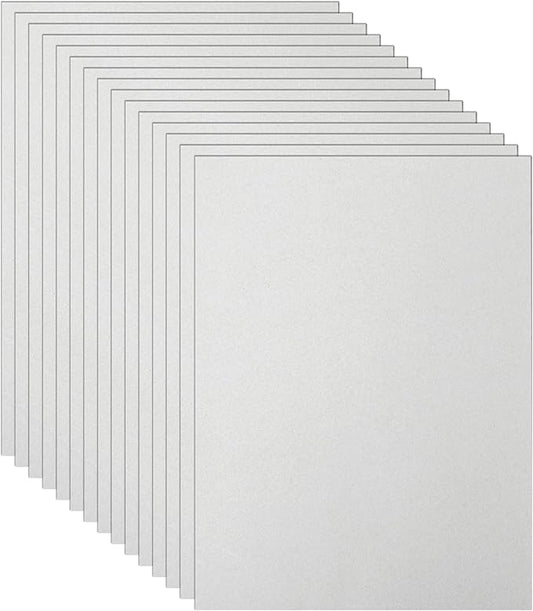 100 Sheets Grey Cardstock 8.5 x 11 Certificate Paper, 75lb Gray Card Stock Printer Paper for Wedding, Crafting, Memus, Making Cards，Invitations