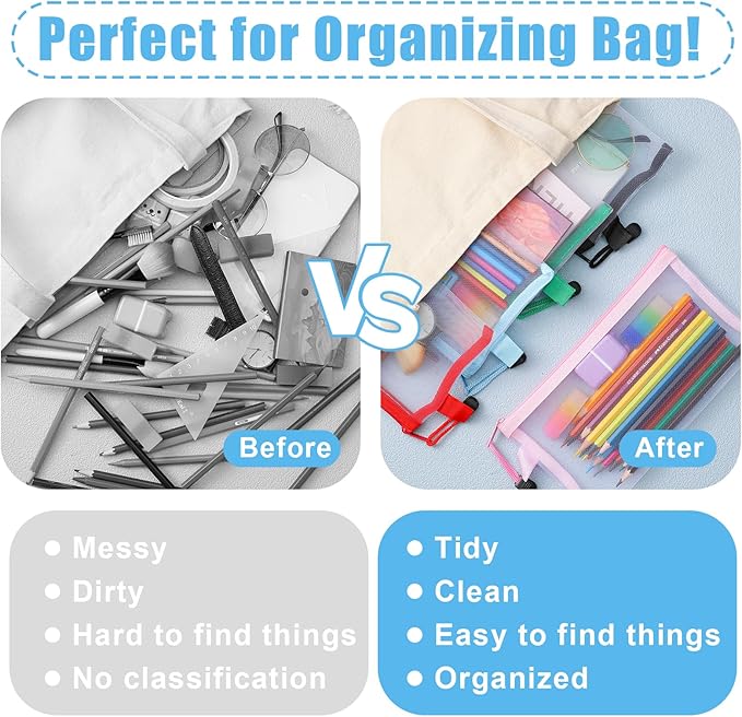 Fainne 120 Pack Mesh Pencil Pouch Mesh Zipper Pouch 9" x 4.7" Pencil Case Bulk Multipurpose Cosmetics Toiletry Small Bag for Office Travel(Bright Colors)