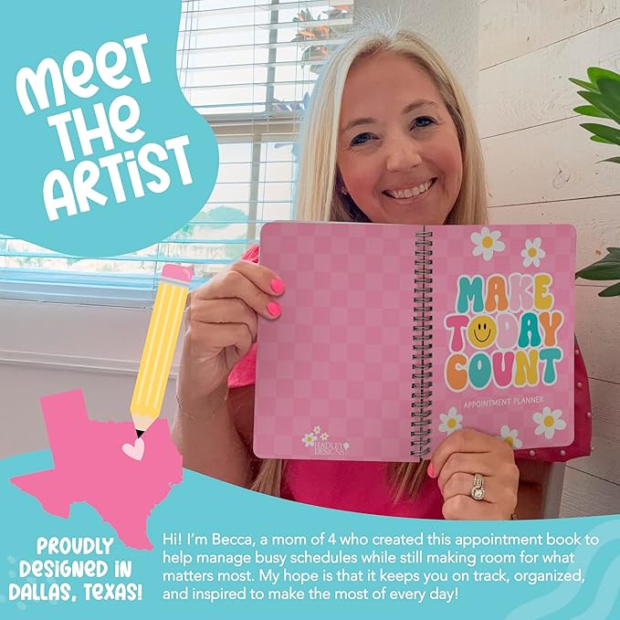 Weekly Appointment Book 2026-2027 - Hourly Appointment Book, Vertical Weekly Planner 2026-2027, Monthly Schedule Books, Retro Daily Planner With Hourly Schedule