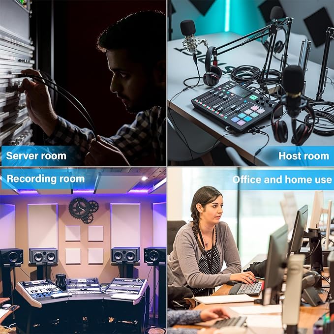 70 PCS Reusable Cable Ties with Hook and Loop, Multi-purpose Adjustable Cable Management Wire Ties & 10 PCS Cable Labels, Cord Organizer for Home, Office and Data Centers (4/6/8 Inch, Black)