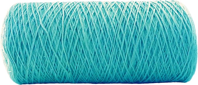 1mm x 2000 Feet Blue Jute Rope, Twine for Gardening Tomato Climbing Plant Tie Floristry Crafts Gift Wrapping Packing Decor