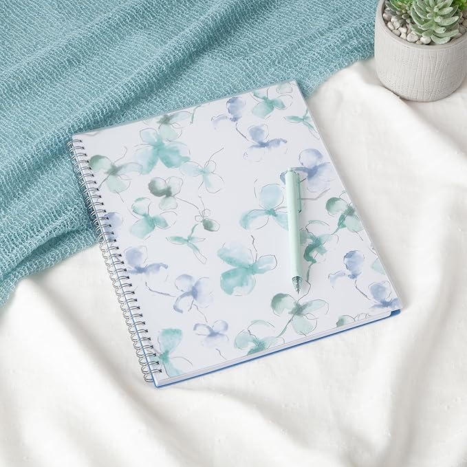 Blue Sky 2026 Weekly and Monthly Planner Calendar, January 2026 - December 2026, 8.5" x 11", Flexible Cover, Laminated Tabs, Durable Twin Wire Binding, Storage Pocket, Lindley