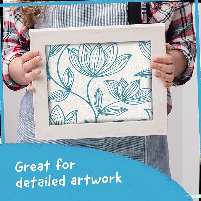 4 Dual Tip Blue Paint Pen Metallic - Fine Tip & Medium Acrylic Markers - Blue Paint Marker for Metal, Wood, Rock Painting, Canvas, Ceramic, Glass, Fabric, Leaf and Plastic - Water-based Ink