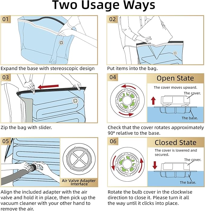 TAILI Vacuum Storage Bags 4 Pack, Extra Large Cube (40x28x18x18 Inch), Supe Jumbo Vacuum Seal Bags for Bedding Comforter, Blanket, Closet Space Saving, Cream