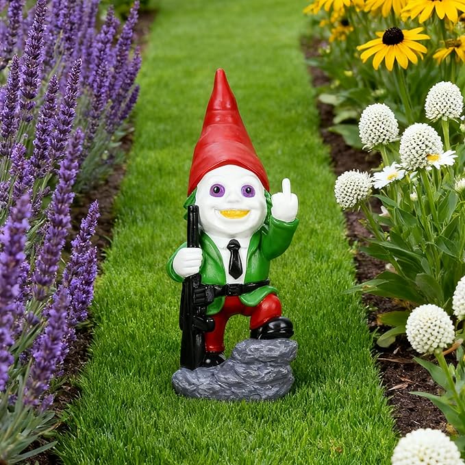 Garden Decor Gnomes Garden Statues Horror Decor White Elephant Gifts for Adults