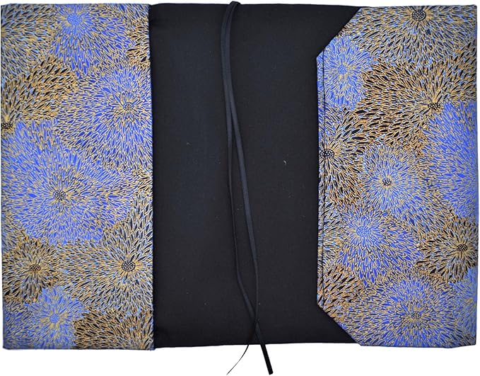 BLBMH A5 Book Covers for Paperbacks Fit for 5.5x8.5 inch Adjustable Book Sleeve Cover for Women Over 15 Soft Cloth Protector for Notebook Journal - Chrysanthemum