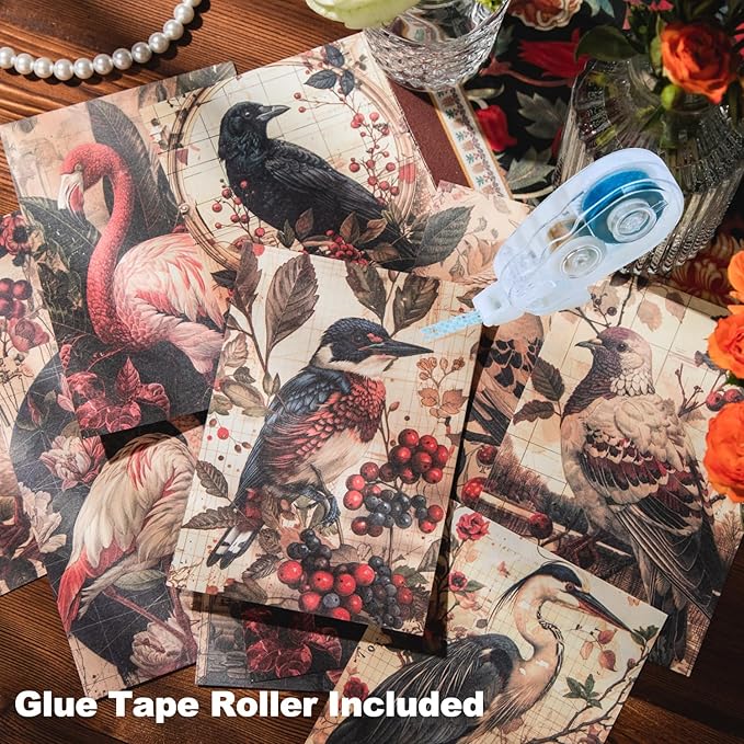 Vintage Scrapbook Paper Set, 180 PCS Ephemera Pack for Junk Journaling, Scrapbooking, Crafting, DIY Projects, Diaries, and Vintage Art Supplies