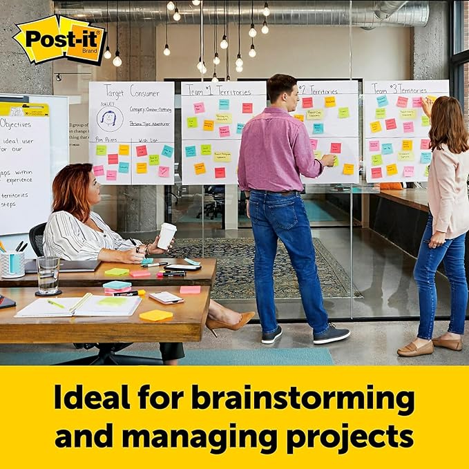 Post-it 566 Self-Stick Wall Pad, 20 x 23, White, 20 Sheets, 2-Pack