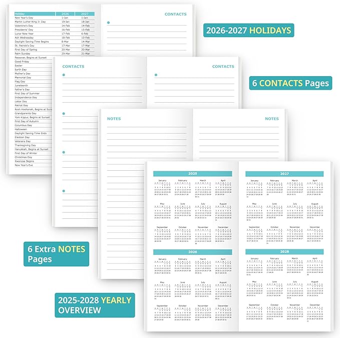 Pocket Calendar 2026-2027 for Purse, Two Year Monthly Planner Pocket Size, Jan 2026 to Dec 2027 Monthly Planner Small Size (6.5" x 3.5") - Butterfly