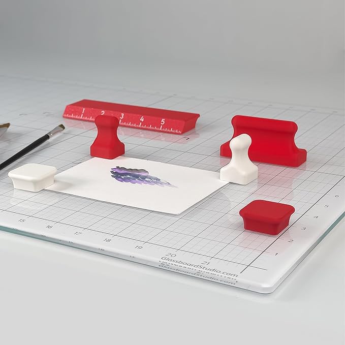 Glassboard Studio MiniPawn Magnet - Strong Neodymium Rare Earth Magnets for Fridge, Whiteboard, Locker & Magnetic Glassboards - Crafting & Office Use - Strong Fridge Magnets (Tangerine Orange, 12)