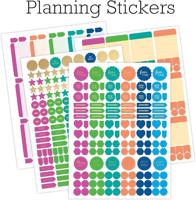 Deluxe 2025 Planner, 8.5"x11": 14 Months (November 2024 - December 2025), Includes Page Tabs, Bookmark, Planning Stickers, Pocket Folder Daily Weekly Monthly Planner Yearly Agenda (Tree Season)