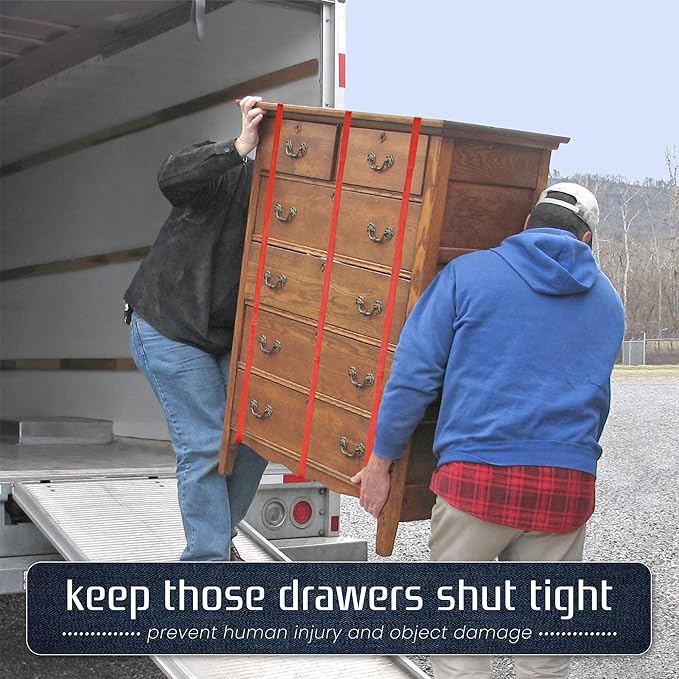 36 Pack Mover Blanket Rubber Bands - Extra Large Rubber Bands for Moving Blankets and Furniture - Variety of Sizes 26in, 30in & 42in - 36 Moving Bands Total - kitchentoolz