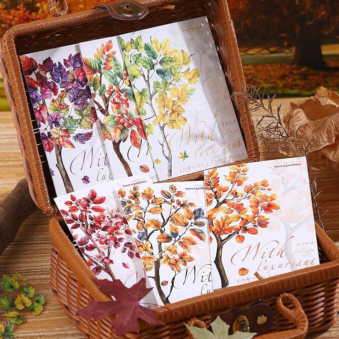 Foliage PET Sticker Set, 150PCS Leaf and Branch Stickers for Scrapbooking, Journaling, DIY Crafts, and Art Supplies