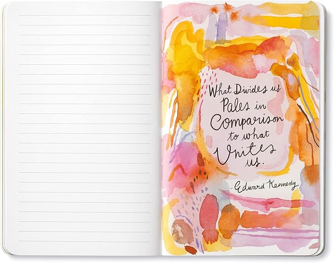 Compendium Softcover Journal - Individually, we are one drop. Together, we are an ocean. – A Write Now Journal with 128 Lined Pages, 5”W x 8”H