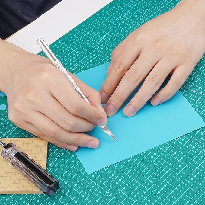 DIYSELF 150 PCS Exacto Knife Blades 11, Sharp Hobby Knife Blades, High Carbon Steel Craft Knife Blade, #11 Replacement Exacto Blade for Art, Scrapbooking, Stencil, Paper Cutting